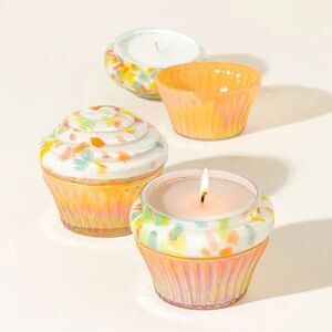Birthday Cupcake Glass Candle Jar by Uncommon Goods